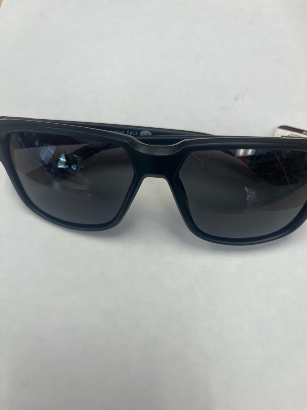 Foster Grant Panama Jack Black Sunglasses with Green Accents